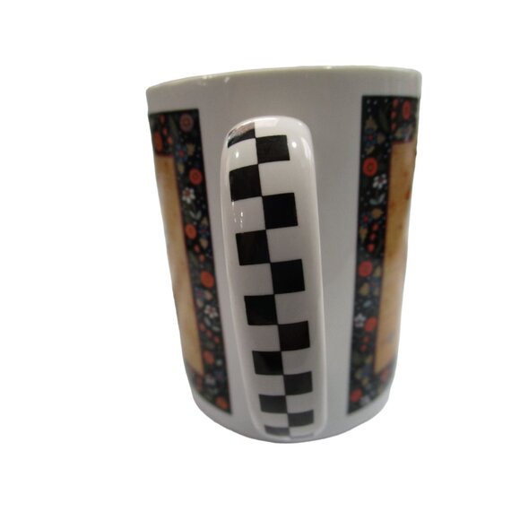 Heart in Hand Here Vintage Mug MK Ink Mary Englebreit GUC Flaw - Picture 5 of 9